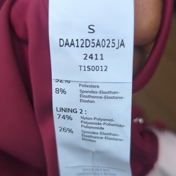 Cupshe Women's Reversible Bottom Wrapped High Waisted Tankini Swimsuit -S NWT - Picture 7 of 7